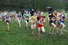 Junior girls 2019 New Balance English Schools Cross Country Champs, Temple Newsam, Leeds. Photo:  David T. Hewitson/Sports for All Pics
